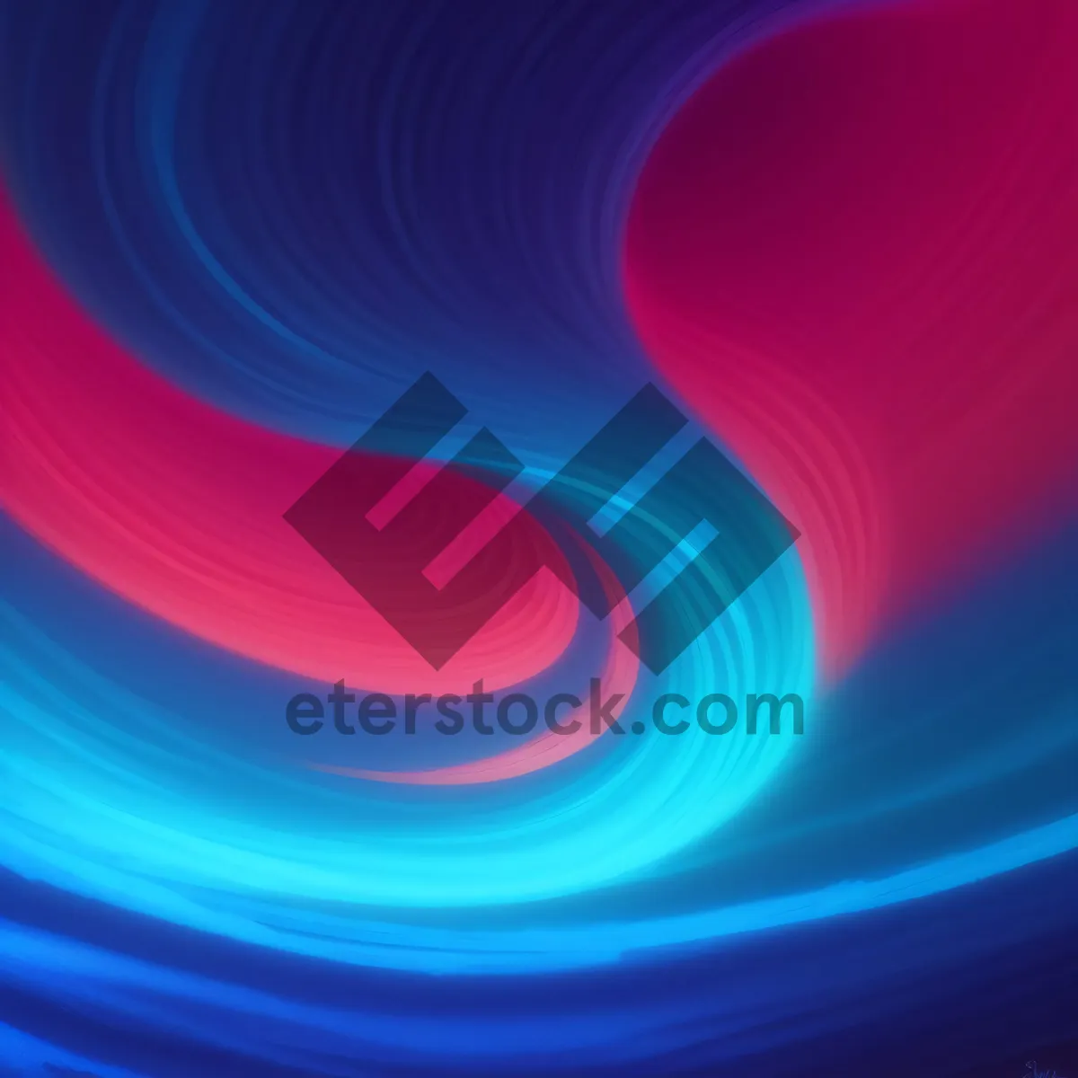 Picture of Vibrant Digital Artwork: Abstract Fractal Lightning Design