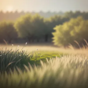 Golden Wheat Field Under Summer Sky