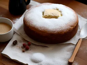 Delicious Homemade Chocolate Cake with Cream Frosting