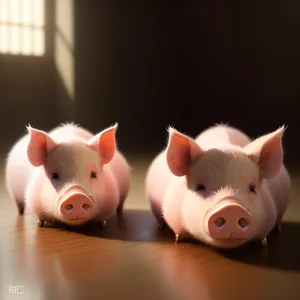 Pink Piggy Bank - Saving Wealth and Financial Investment