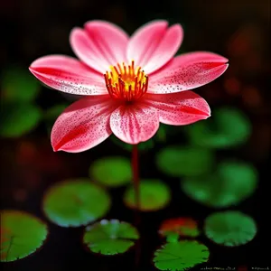 Vibrant Pink Floral Blossom in Garden