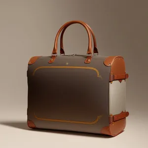 Stylish Metal Lock Briefcase - Fashionable Accessory