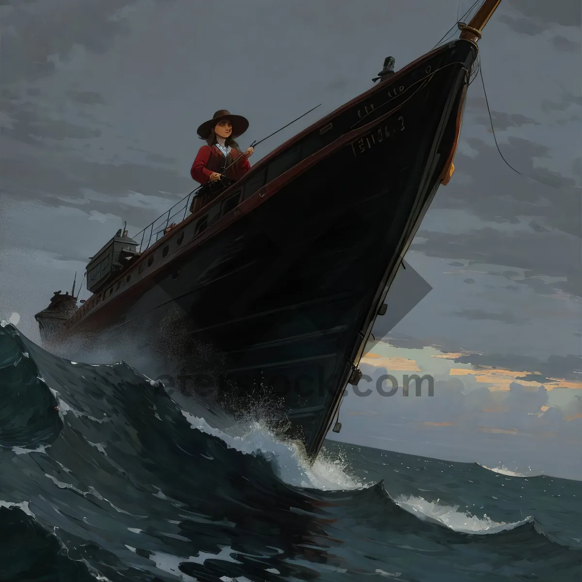 Picture of Shipwreck on Beach - Tourism Travel Image