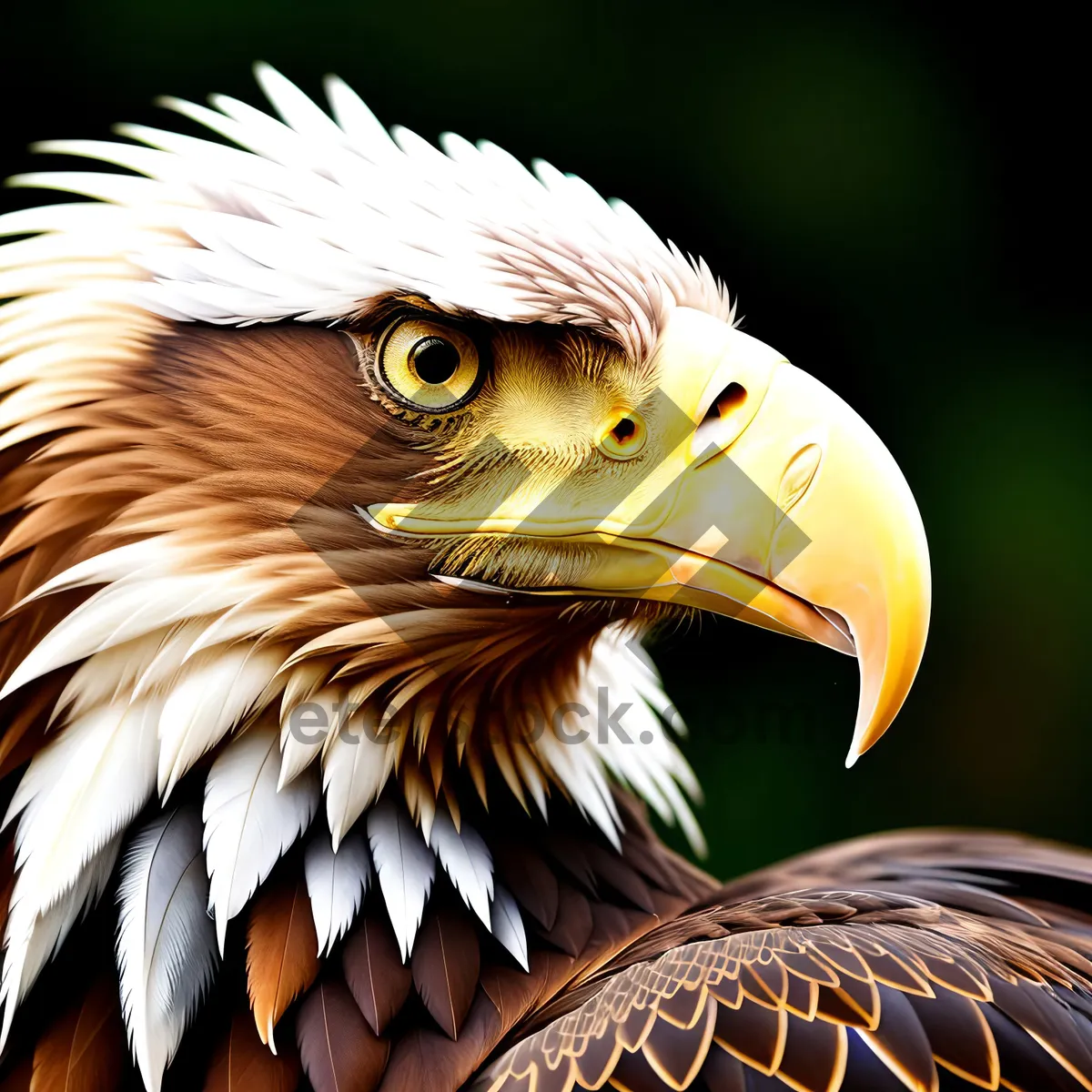 Picture of Wild Pelican with Piercing Yellow Eyes