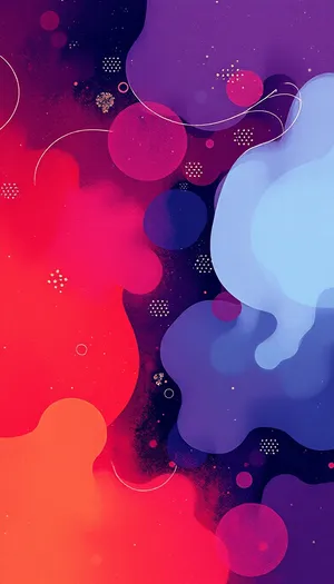 Vibrant Splash Design Wallpaper Pattern Art