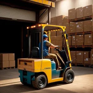 Heavy-duty Forklift for Efficient Industrial Cargo Handling