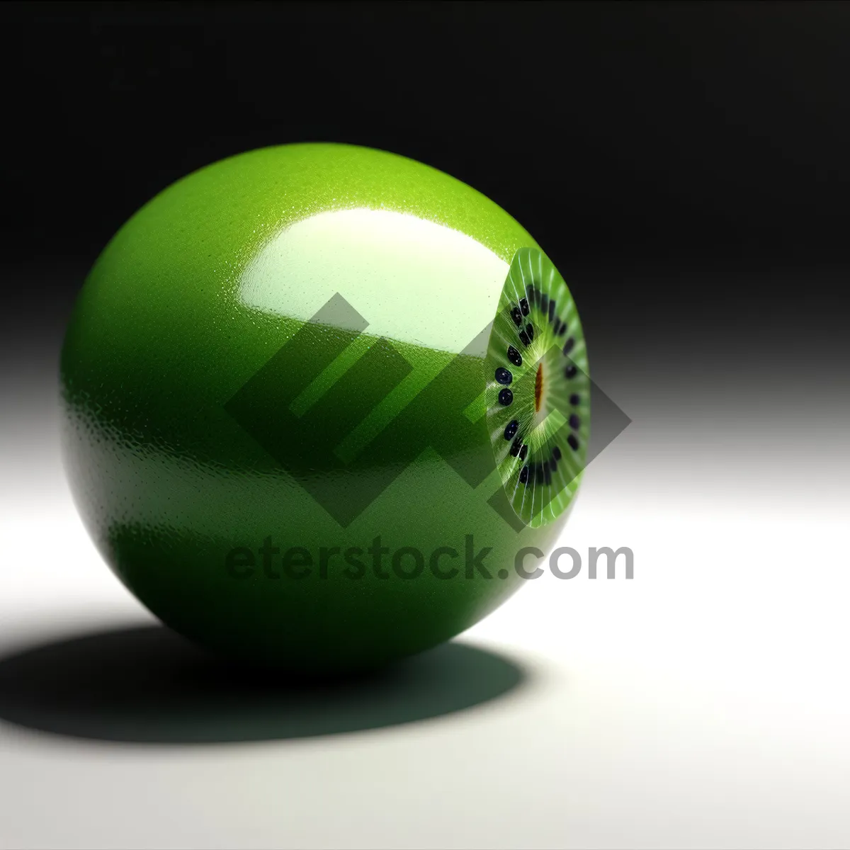 Picture of Granny Smith Eating Apple - Healthy Fruit Sphere