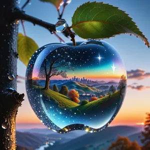 3D Earth Bowl Globe Map
