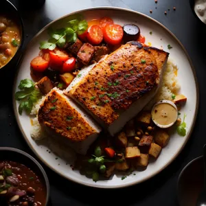 Delicious and Healthy Grilled Steak with Vegetables