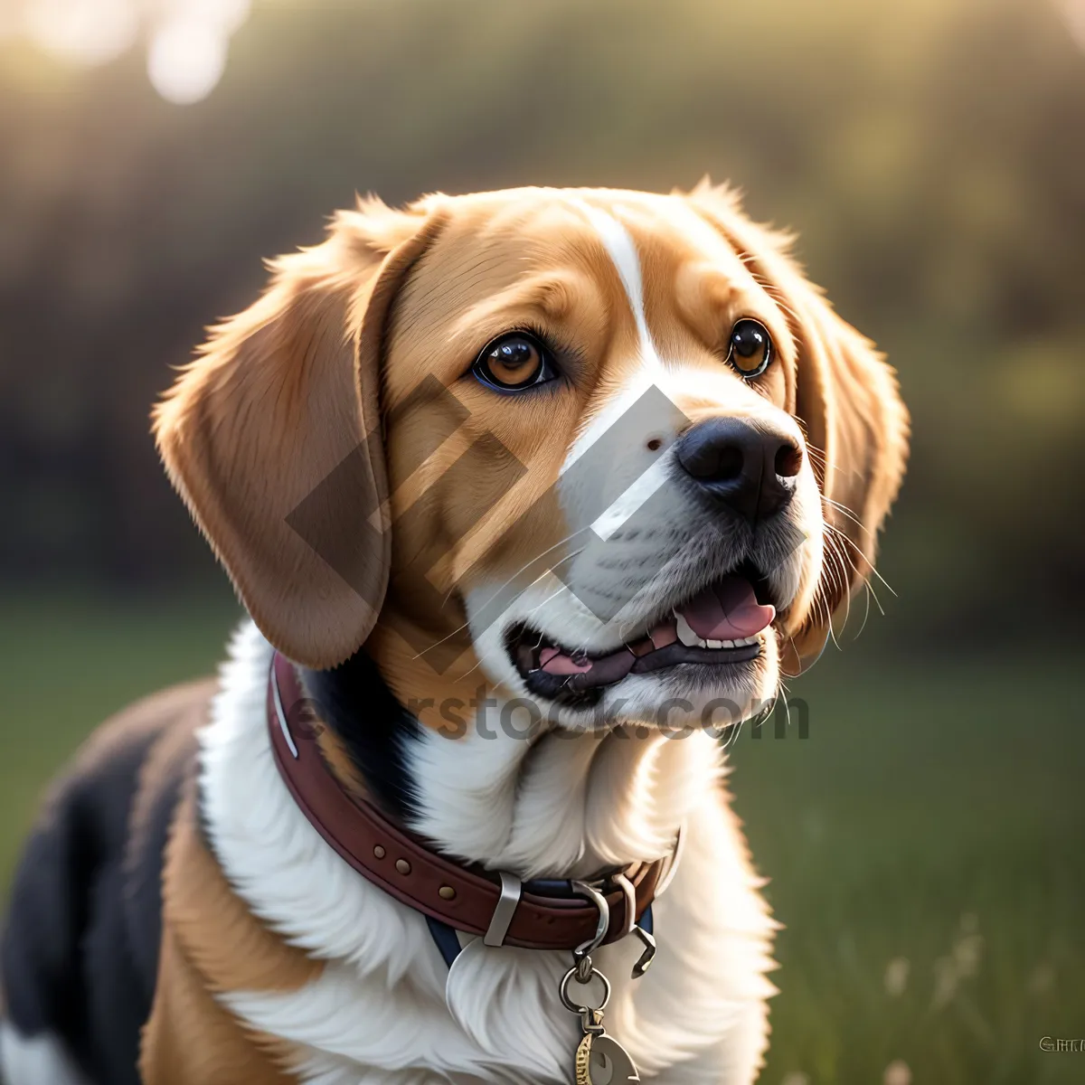 Picture of Adorable Spaniel Puppy - Cute Hunting Dog