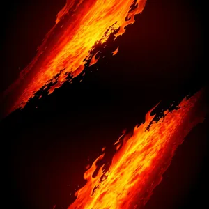 Vibrant Fractal Fire Artwork