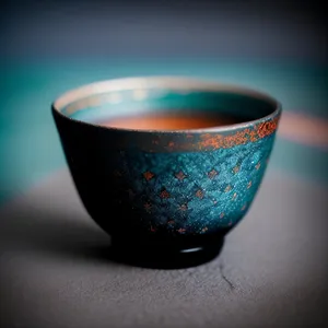 Mornings Brew: A steaming cup of aromatic coffee in a porcelain mug.