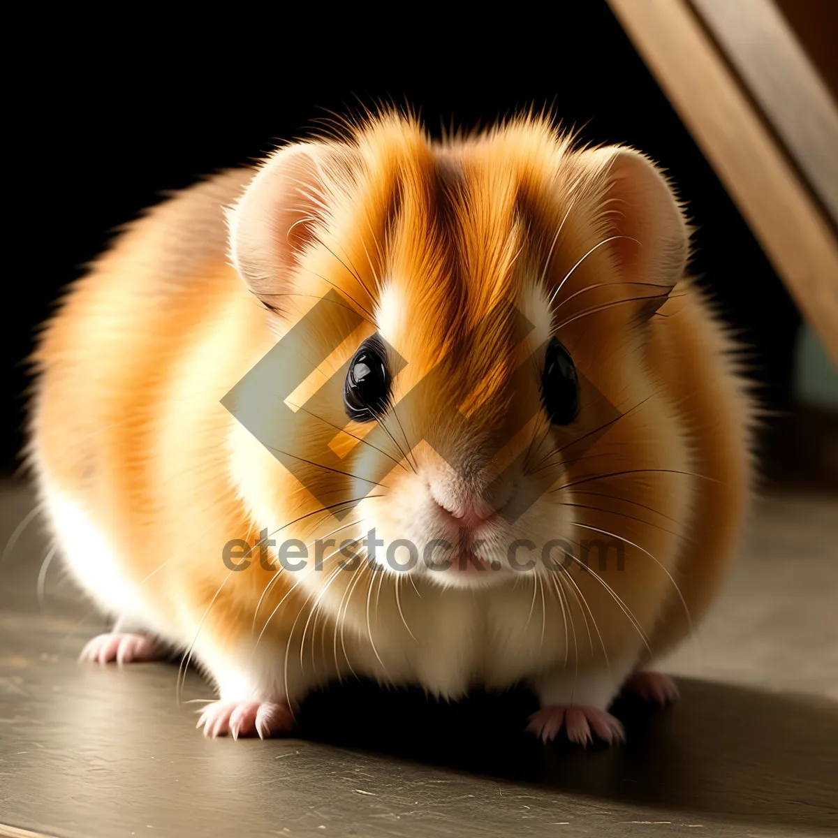 Picture of Furry Friends: Cute Guinea Pig with Fluffy Fur