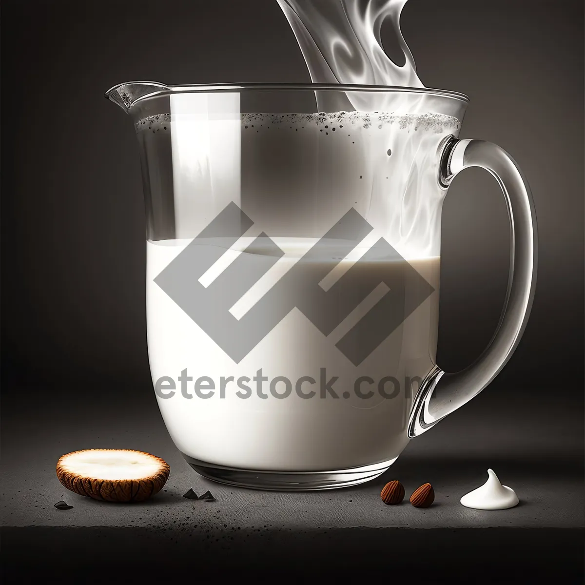 Picture of Morning Brew: A steaming cup of aromatic coffee