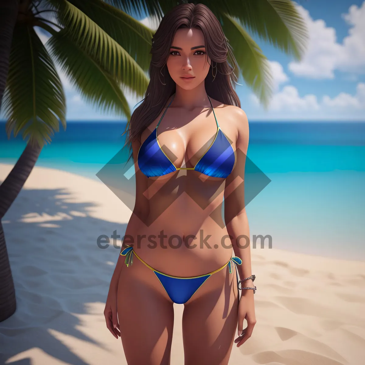 Picture of Beach Babe: Sexy Swimwear by the Ocean