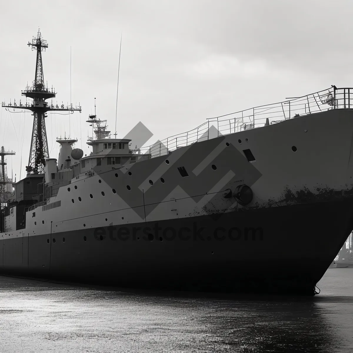 Picture of Ocean Carrier: Majestic Freight Ship at Dock