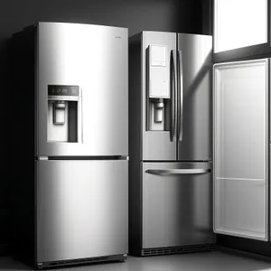 Modern Refrigerator with Sleek Design and Cooling System