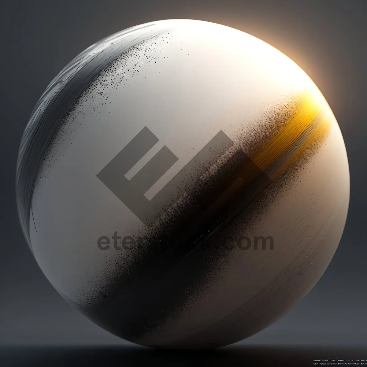 Picture of Global Sphere: 3D Earth Icon with Glass Reflection