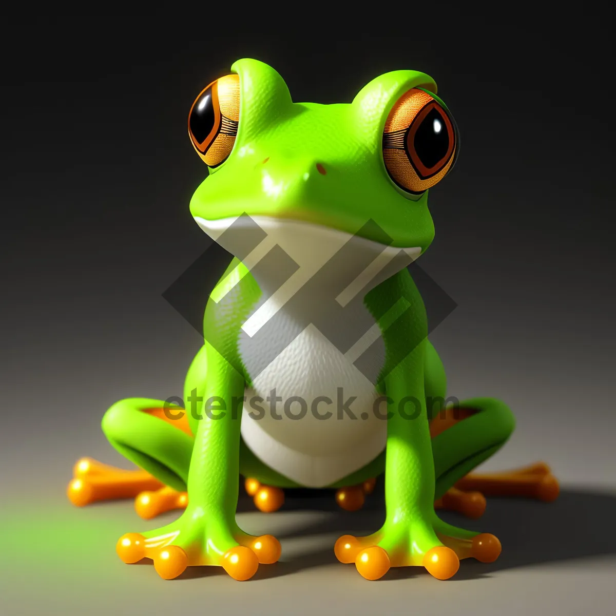 Picture of Vivid Eyed Tree Frog in Wildlife