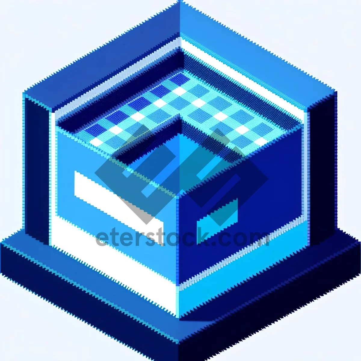 Picture of Business Cube: 3D Graphic Design Object