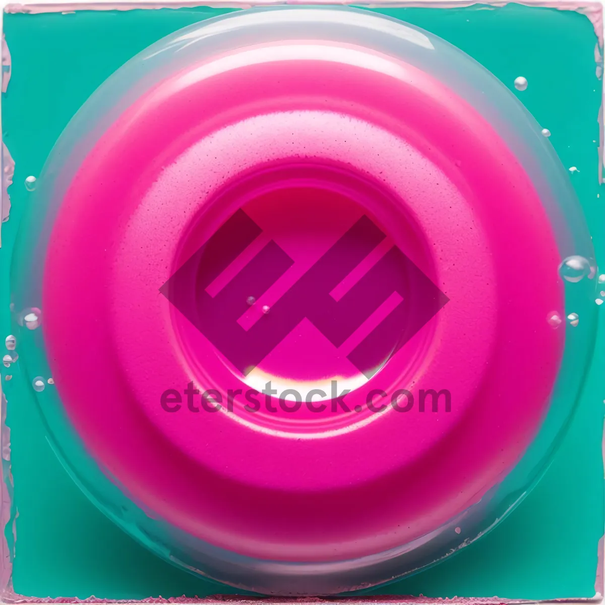 Picture of Shiny Round Digital Graphic Button Design