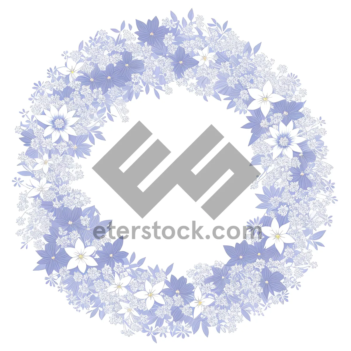 Picture of Winter Wonderland: Festive Snowflake Pattern Decoration
