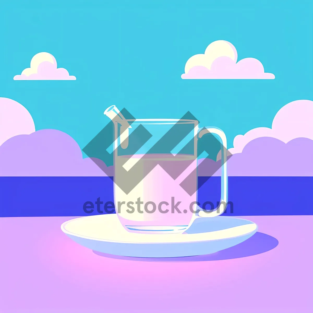 Picture of Tea Symbol Set - Graphic Design Icon