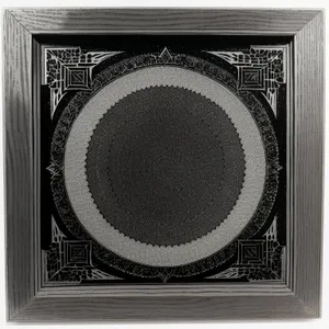 Vintage Wooden Wall Speaker with Grunge Texture