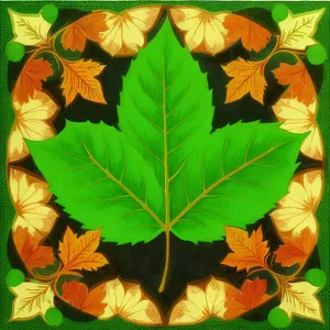 Autumn Maple Leaf - Vibrant Foliage in Seasonal Colors