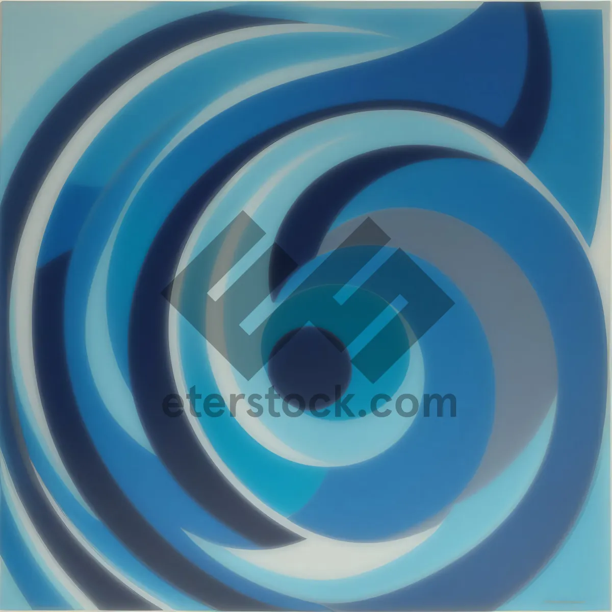 Picture of Shiny 3D Web Button: Symbolic Circle Design