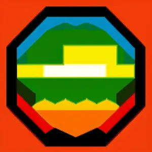 3D Symbol Flag Icon - Mine Sign