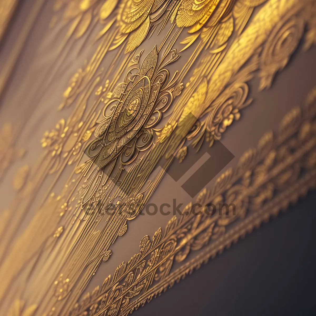 Picture of Golden Wheat Texture - Vibrant Artistic Wallpaper Design