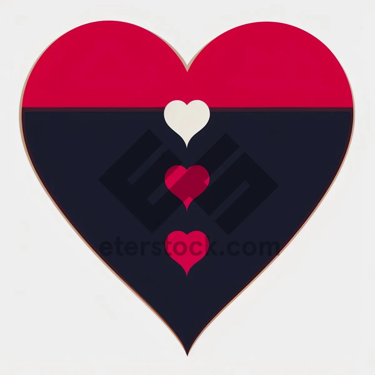 Picture of LoveIcon Heart Symbol - Romantic Valentine Graphic Design