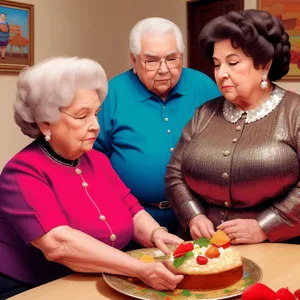 Happy Senior Couple Enjoying Quality Time Together at Home