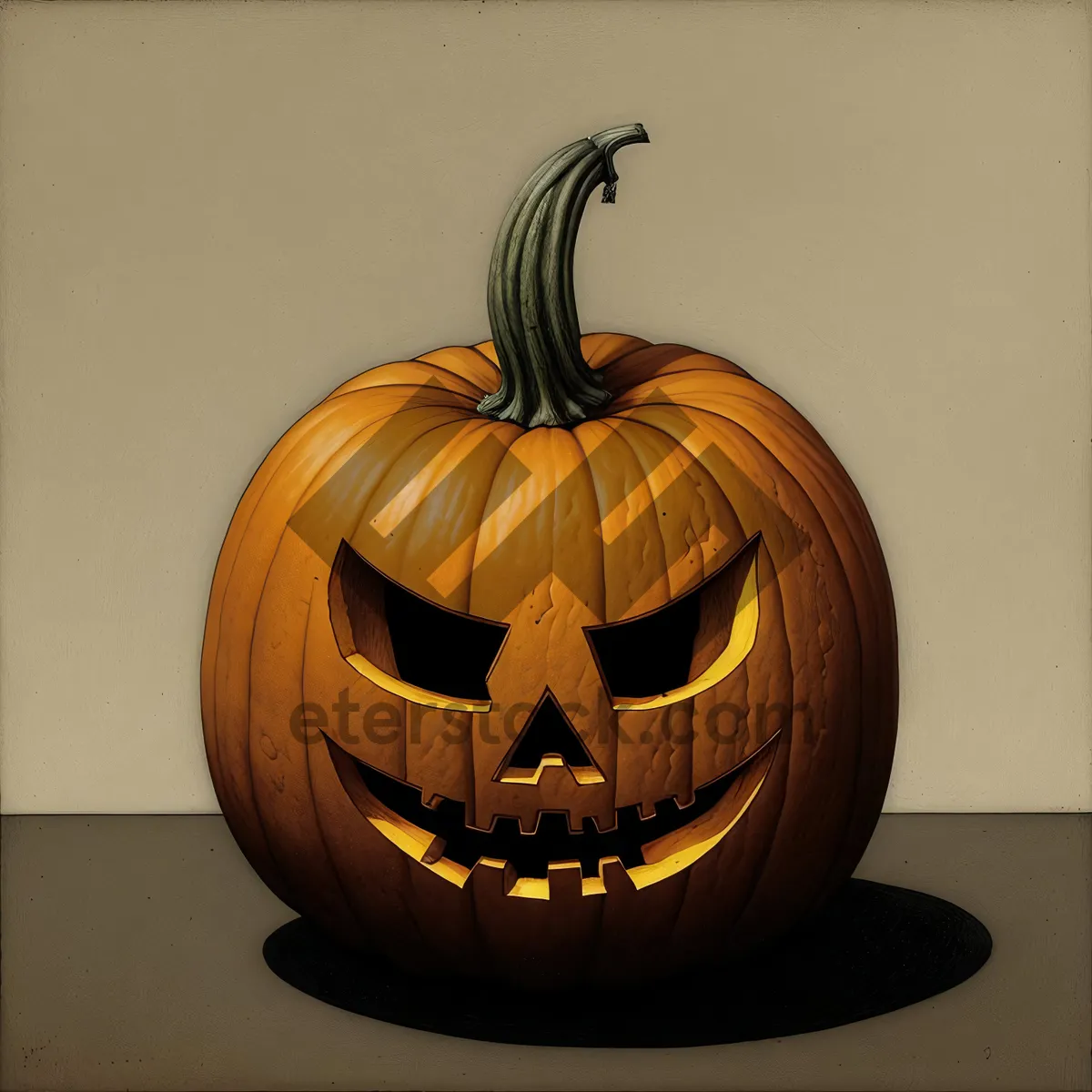 Picture of Spooky Jack-O'-Lantern Halloween Decoration