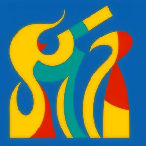 Whimsical Cartoon Symbol Icon Sign Image