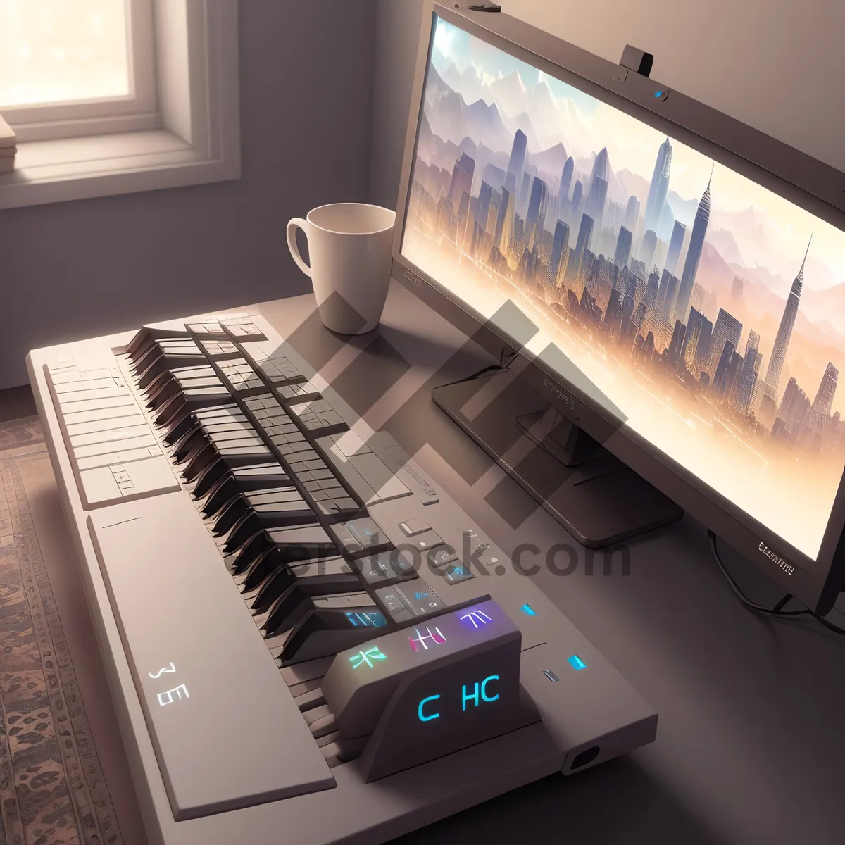 Picture of Electronic Keyboard Instrument for Business and Technology