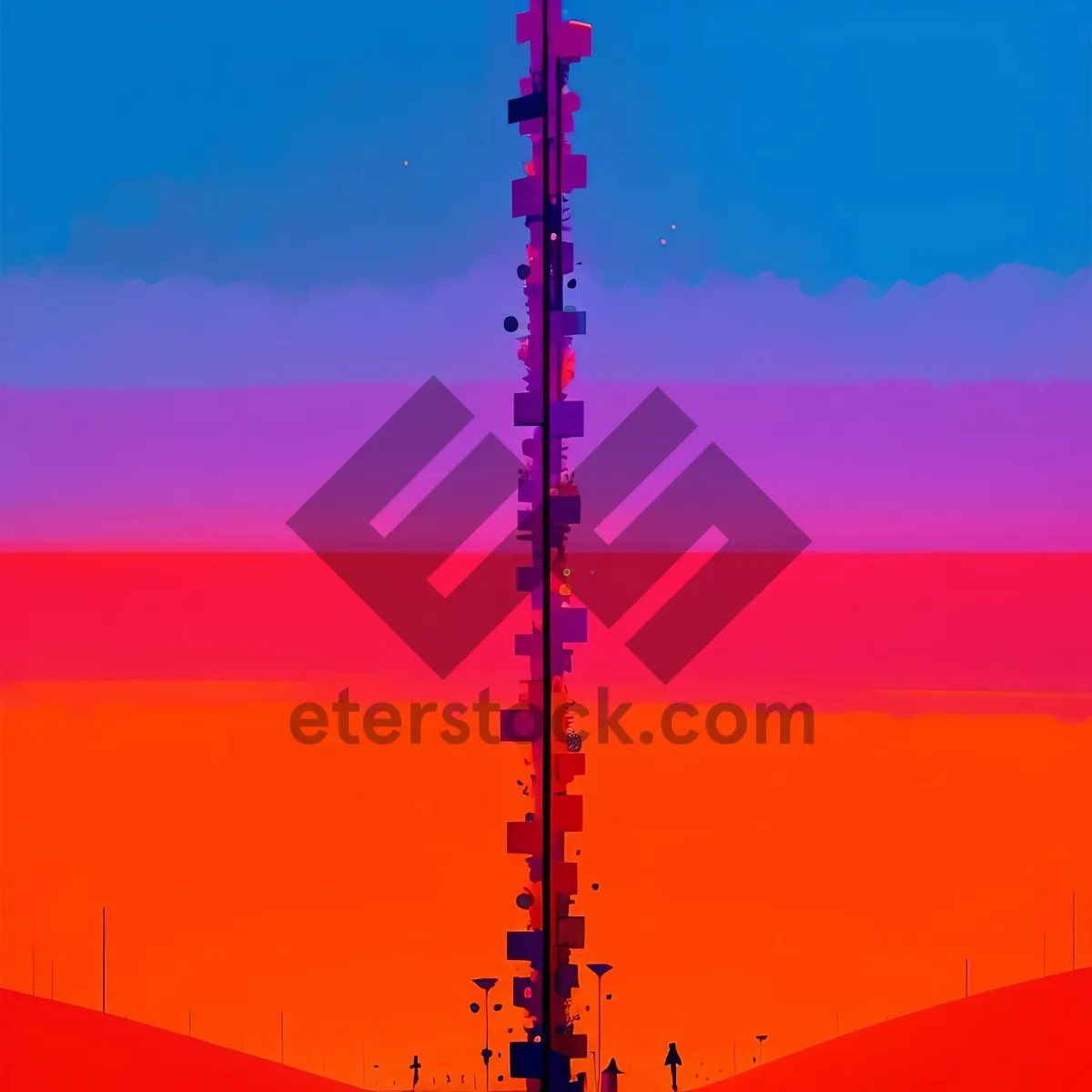 Picture of Sky-High Industrial Power Tower