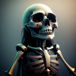 Spooky Skeleton Bust: Anatomy of Horror