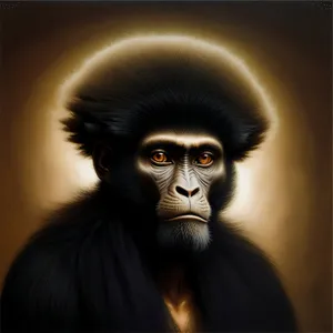 Wild Primate Face - Ape, Monkey, Gibbon, Gorilla