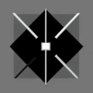 Decorative heraldic star icon in symbolic graphic design.