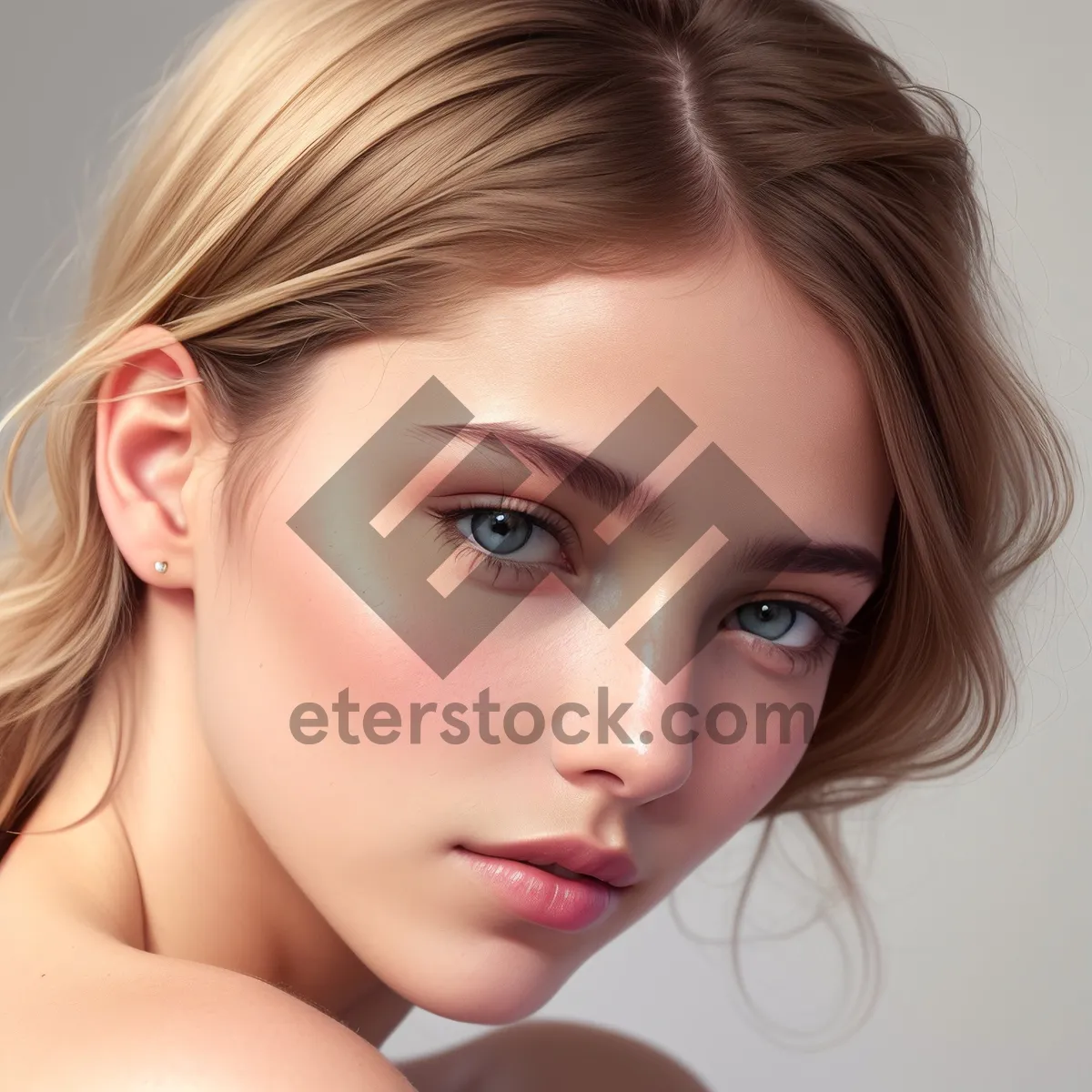 Picture of Captivating Beauty: Alluring Portrait of a Radiant Woman