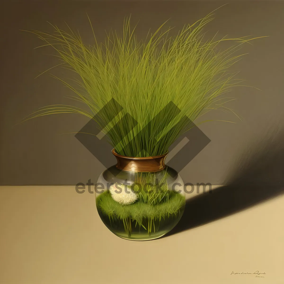 Picture of Bristle Brush Vase with Lighting