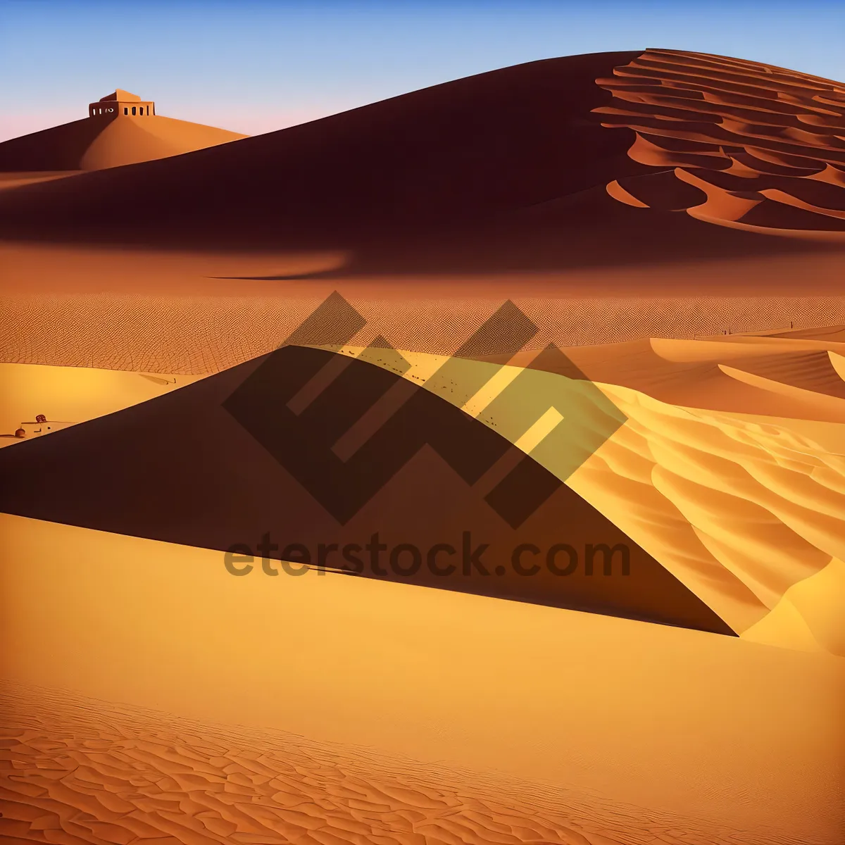 Picture of Sandy Dunes under the Moroccan Sun