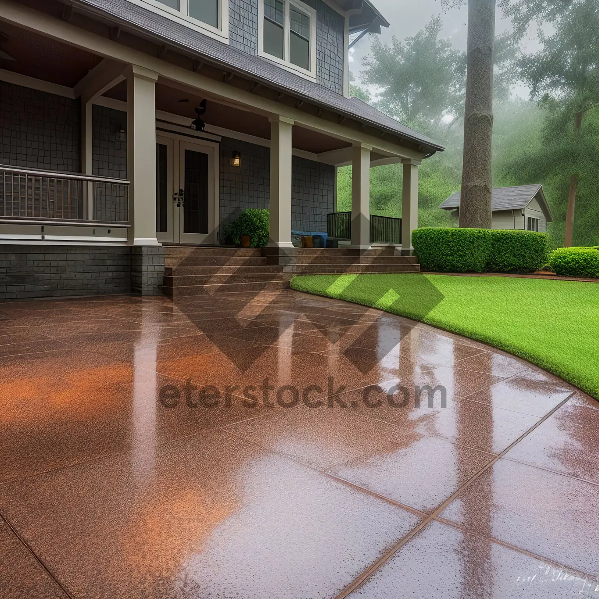 Picture of Skyline House on Green Lawn