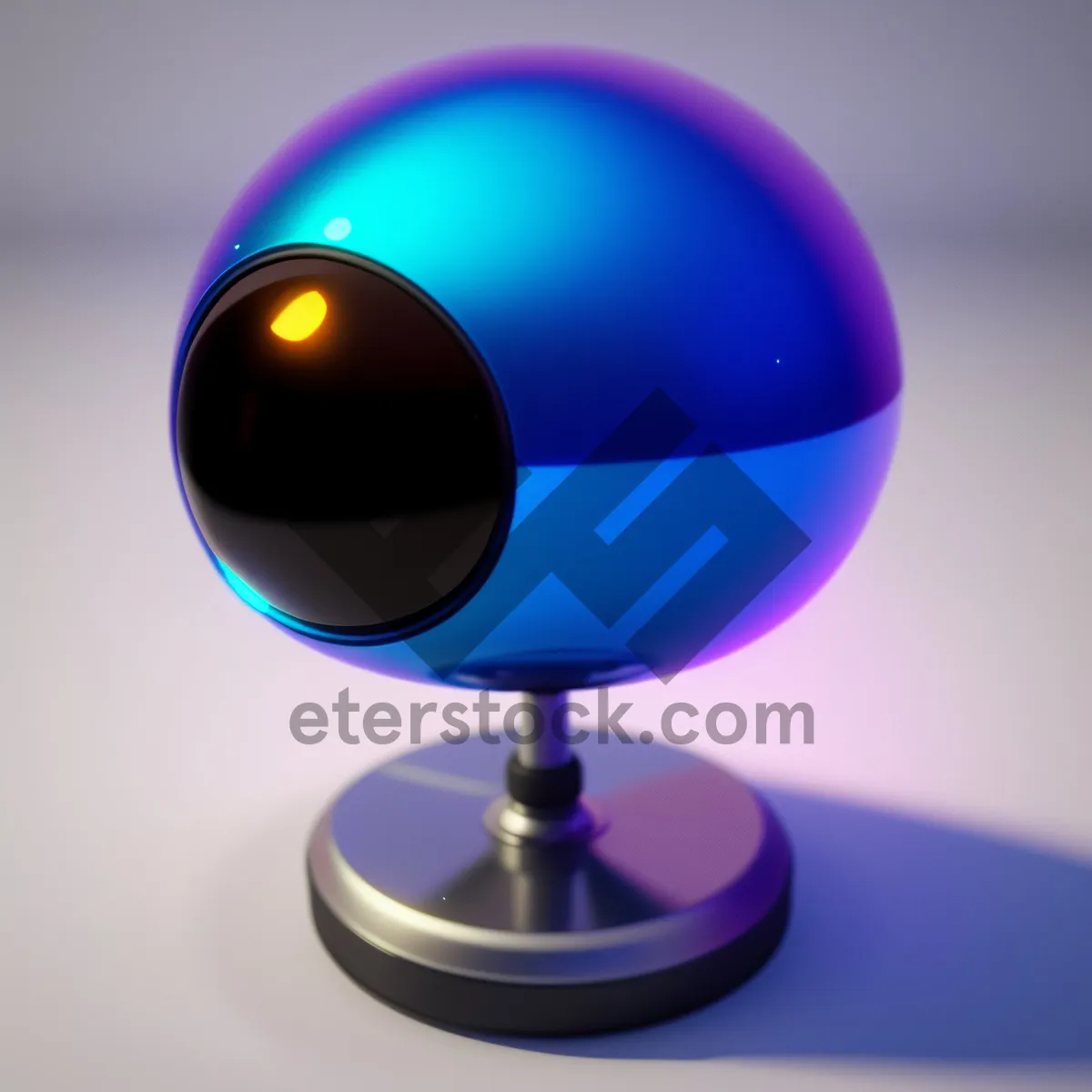 Picture of Global Glass Sphere in 3D Perspective