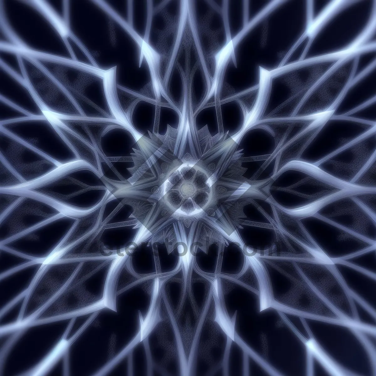 Picture of Futuristic Space Fractal Glow