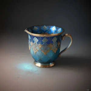 Hot Cup of Morning Tea in Ceramic Mug