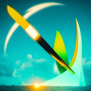 Electric Lightning Symbol Graphic Design