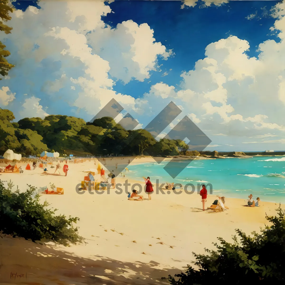 Picture of Serenity by the Shore: Tropical Beach Getaway